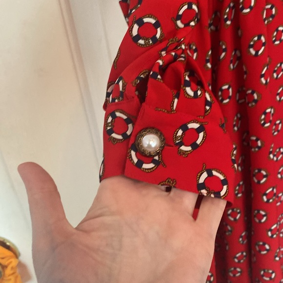 Talbots Nautical Dress - Picture 3 of 4